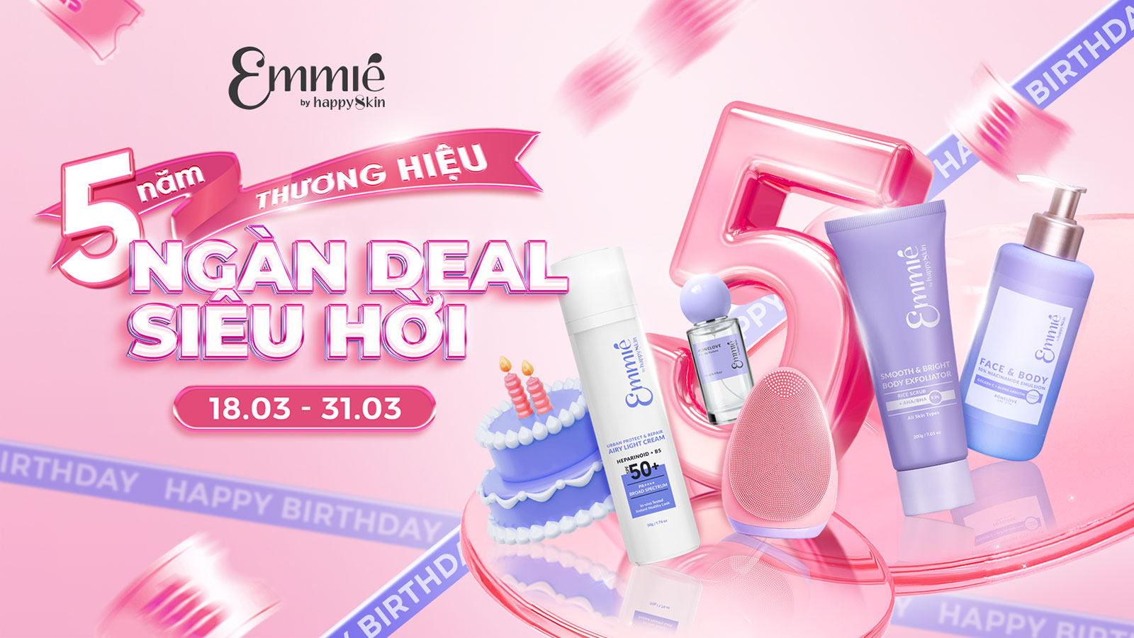Happy Birthday Emmié by Happyskin: Mừng Sinh Nhật Thật Sung - Săn Quà Thật Thích