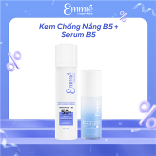 Combo Kem Chống Nắng Phục Hồi + Serum Phục Hồi B5 Emmié by HappySkin