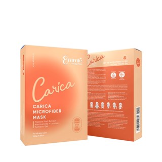 Mặt Nạ Microfiber Đu Đủ Dưỡng Trắng Da - Emmié Carica Microfiber Mask 28gr