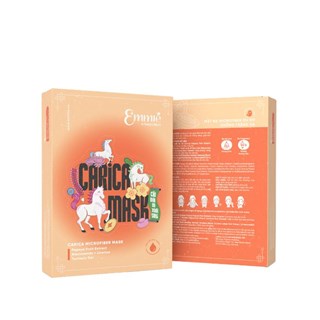 Bộ Sưu Tập Tết Bính Ngọ Mặt Nạ Microfiber Đu Đủ Dưỡng Trắng Da - Emmié Carica Microfiber Mask 280gr