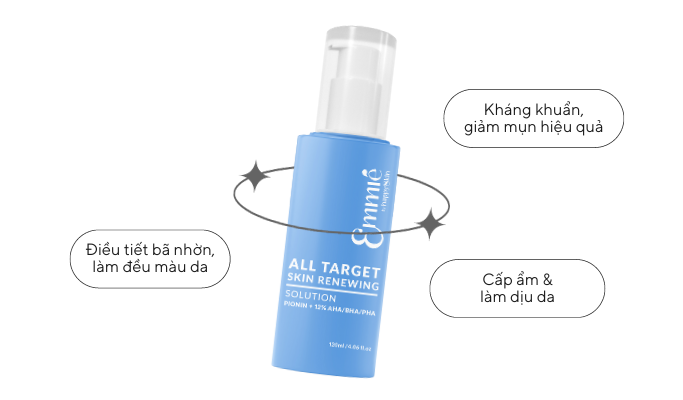 Dung Dịch Tẩy Da Chết Chuyên Dụng Emmié All Target Skin Renewing Solution