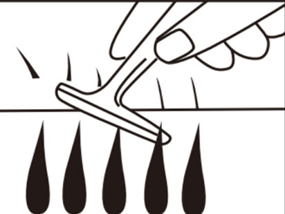 Bước 1: Cạo sạch lông