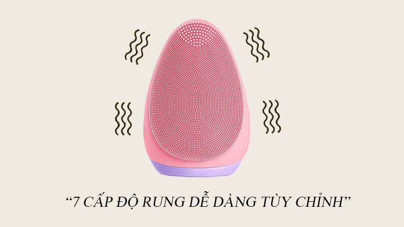 Máy rửa mặt Emmie Có 7 Cấp Độ Rung