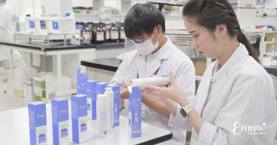 Kem chống nắng Emmié trải qua quy trình sản xuất nghiêm ngặt tại Nhật Bản